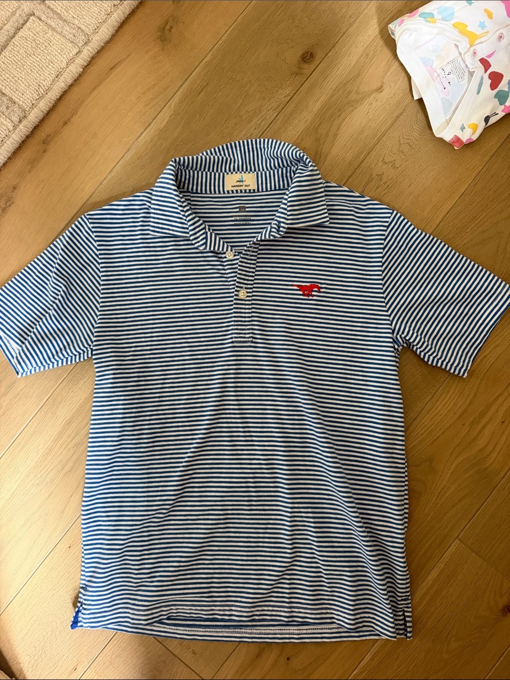 Johnnie-O Youth short sleeve shirt - SMU MUSTANGS